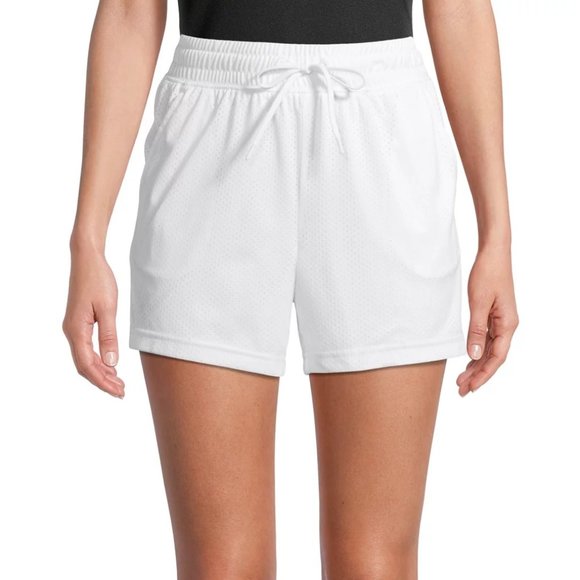 Athletic Works Pants - Athletic Works | White Mesh Athletic Shorts, Women's XL, Like New
